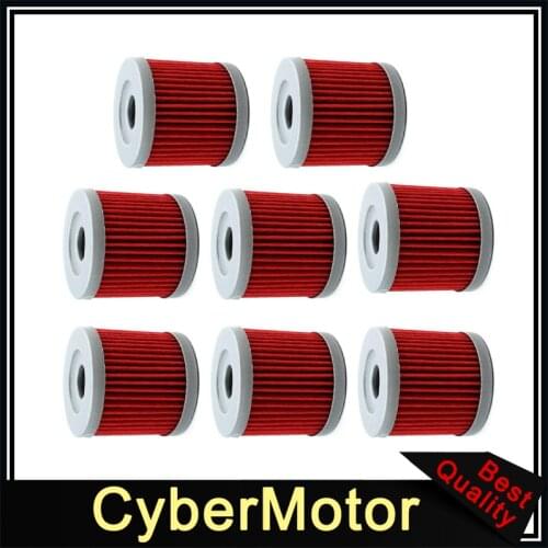 8x Fuel Oil Filter For AN400 UX125 UX150 UH125 UH200 GZ125 LTZ90 DR125SM Suzuki