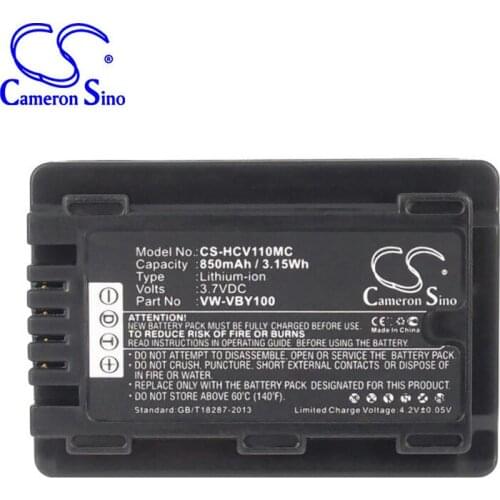 CameronSino for PANASONIC HC-V110 HC-V110G HC-V110GK HC-V110K HC-V110P HC-V110P-K HC-V130K HC-V201 HC-V201K battery