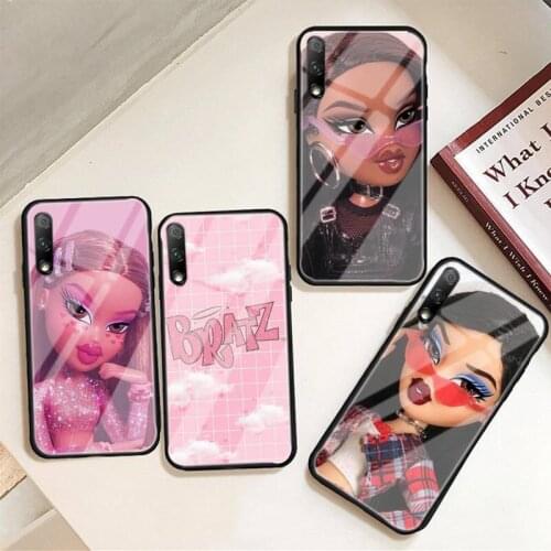 Lovely Doll Bratz Phone Case For Huawei P9 10 20pro 30lite Mate 9 10lite 20pro Honor 7A 8X 9 Nova3i 5ipro Tempered Glass