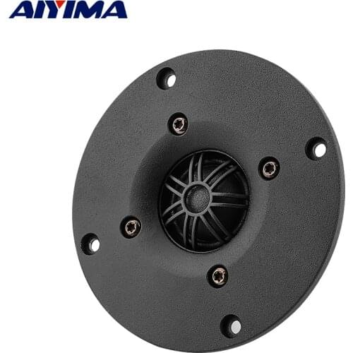 AIYIMA 1Pc 4 Inch Tweeter Portable Speaker Driver 35W 25 Core Silk Film HIFI Treble Sound DIY Speaker Aluminum Panel Loudspeaker
