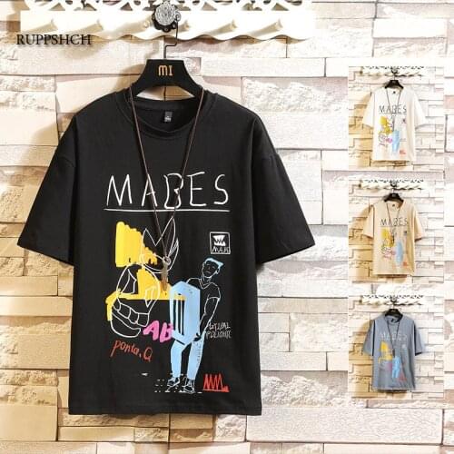 Men Cotton T-Shirts Men Hip-Hop Fashion T-Shirts Funny Casual Oversized T-Shirts for Men and Men Summer T-Shirts Streetwear