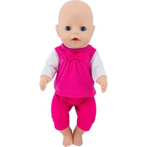 Fashion Cartoon Creativity Suit Clothes for dolls fits 43cm Born doll Accessories