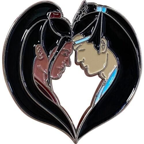 We care each other and you're always on my side!The Unamed inspired emamel pin will wake up your friendship