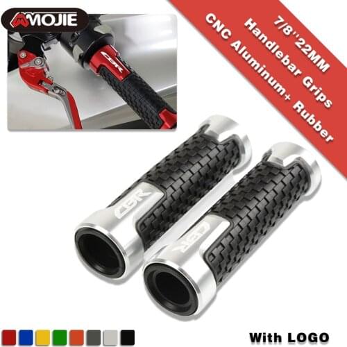 7/8'' 22mm Motorcycle Anti-Skid scooter Handle ends Grips Bar Hand Handlebar FOR HONDA CBR250RR CBR400RR CBR600RR CBR1000RR