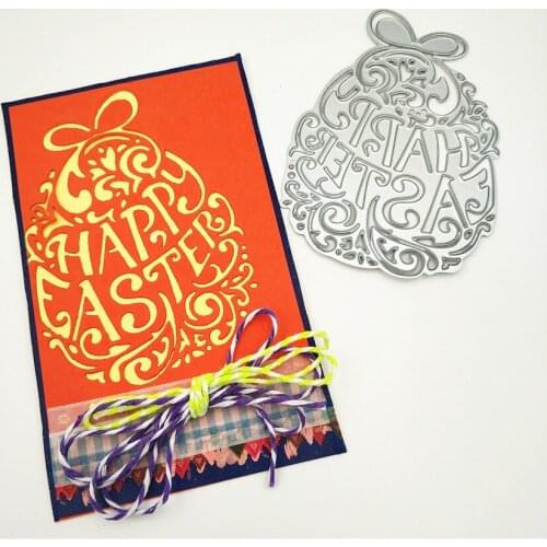 PANFELOU Easter egg metal craft paper die cutting dies Scrapbooking/DIY wedding Easter Embossing mould