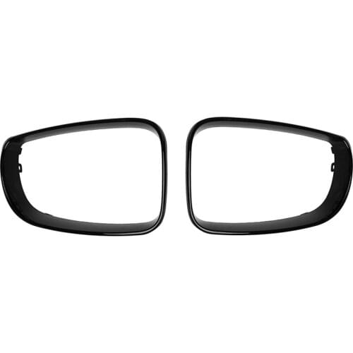 2PCS ABS Front Kidney Grill Grille Surrounds Cover Trim Fit for-BMW 1 Series E81 E82 E87 2007-2013