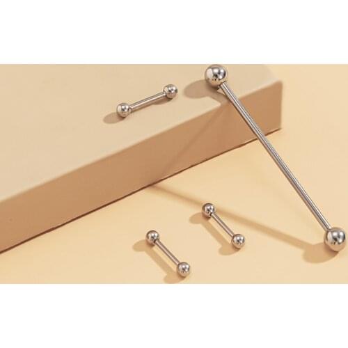 Simple Word Bar Geometric Earrings Street Style Cool Stainless Steel Set Earrings Women European and American Style Jewelry 2021