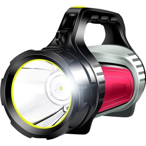LED Camping Light Rechargeable Spotlight Camping Lantern Flashlight Torch Waterproof Searchlight for Hiking Fishing Emergency