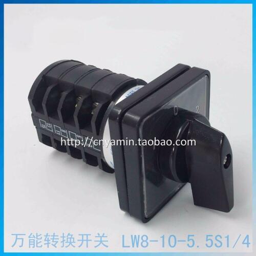 Universal Change-over Switch LW8-10 5.5S1/4 Silver Point 4 Section 3 Archives High And Low Speed Correct Reversal