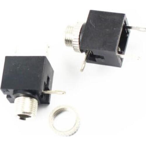 10 Pcs 3.5mm Female Audio Connector DIP 3 Pin Phone Jack PJ301M