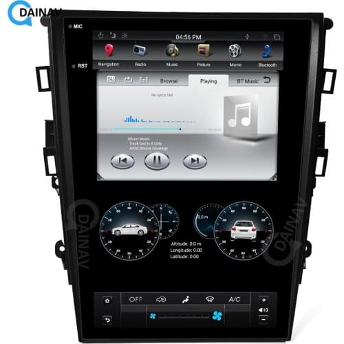 12.1 inch PX6 car radio GPS navigation vertical screen for-Ford-mondeo 2013-2017 support carplay pure around view camera