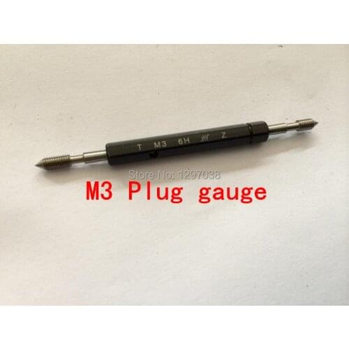 2PCS M3 Thread plug gauge gauging tools measurement