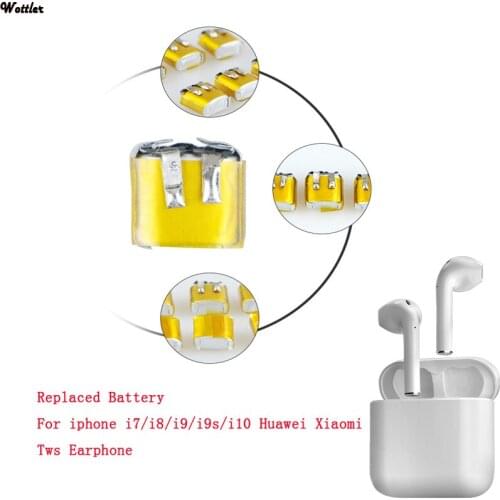 3.7V 30mah 401012 Lithium Polymer Rechargeable Battery For i7s/i8/i9/i12TWS Bluetooth Headset MP3 MP4 Speaker Smart Wear