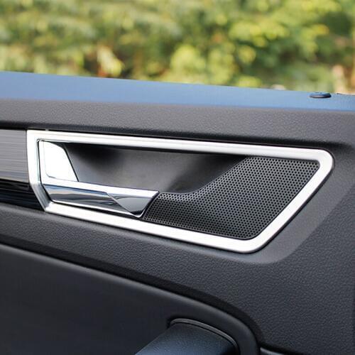 4pcs for SKODA KODIAQ Inner door Handle decorate frame Stainless steel decoration