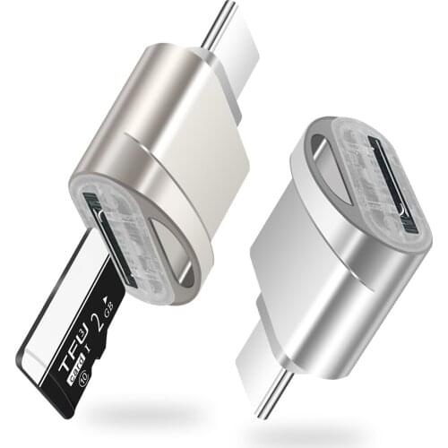 Type C To Micro-SD TF Adapter OTG Smart Memory Card Reader For Samsung Huawei Micro USB To Micro-SD Adapter For Xiaomi Macbook