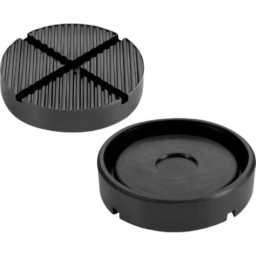 Car Lift Jack Stand Pads Black Rubber Slotted Floor Pad Frame Rail Adapter for Hyundai Mazda Volvo Renault Vauxhall Mitshubishi