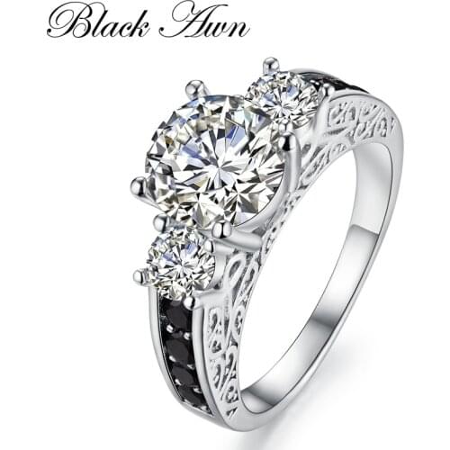 Black Awn Eternity Rings