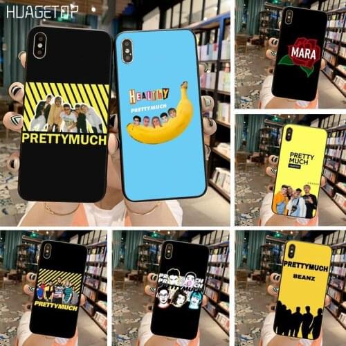 HUAGETOP prettymuch Cool Bling Cute Phone Case for iPhone 11 pro XS MAX 8 7 6 6S Plus X 5S SE 2020 XR case