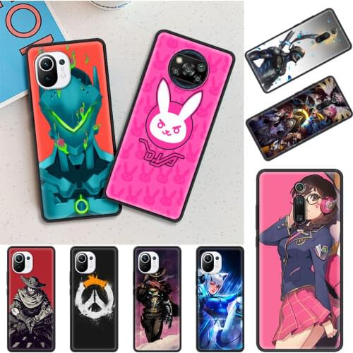 Hot Overwatch ow Game Soft Cover for Xiaomi Mi Poco X3 NFC M3 F1 10T Pro 5G 9T 11 Note 10 A2 8 Lite CC9 9 CC9E Cell Phone Case