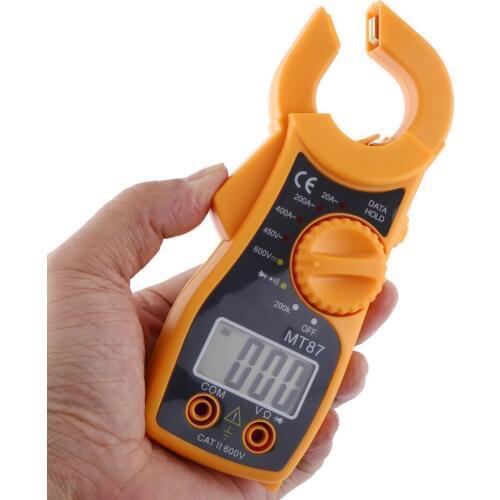 MT87 LCD Digital Clamp Meters Multimeter Measurement Tools AC/DC Voltage Current Resistance Tester Meter precision multimeter