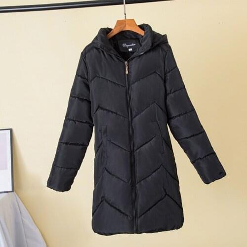 Winter Thick Jacket for Women 2021 Autumn Outerwear Plus size 7XL Coats Female Long Casual Warm Oversize Female jacket Parkas