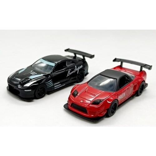 Diecast 1:64 Alloy Car Modified Nissan GTR EVO Collection Vehicle Boys Toy Display Souvenir Ornaments Decoration