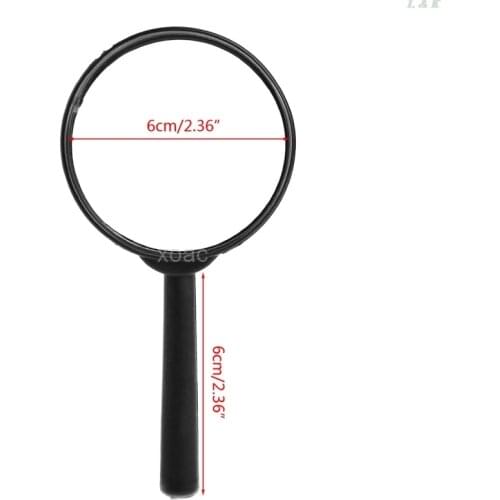 Magnifier 60mm Hand Held 5X Magnifying Loupe Reading Glass Lens M10 dropship