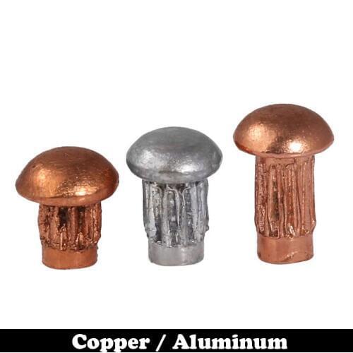 M3 M3*4 M3x4 M3*5 M3x5 M3*6 M3x6 M3*8 M3x8 AL Aluminum Copper Half Round Head Pan Cap Knurled Thumb Solid Rivet