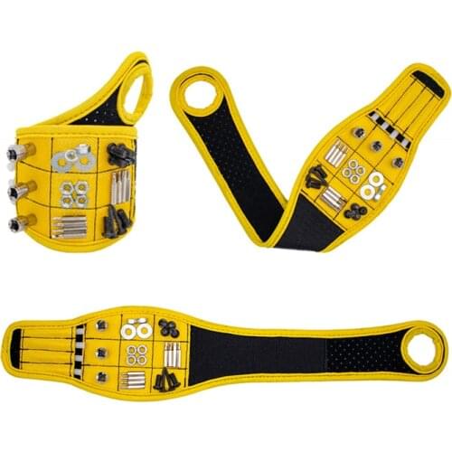 Belt Tool Magnetic Wristband Hand Wraps Portable Tool Bag Electrician Wrist Screws Holder Bracelet Tool For Repair Tool