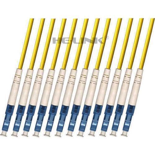 LODFIBER 1000M LC-LC Outdoor Armored Singlemode 12 Strands Fiber Optic Cable Patch Cord 9/125