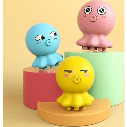 New Summer Children Electric Octopus Bubble Machine Toy Boys Girls Cute Octopus Outdoor Bubble Water Kid Montessori Toys Gifts