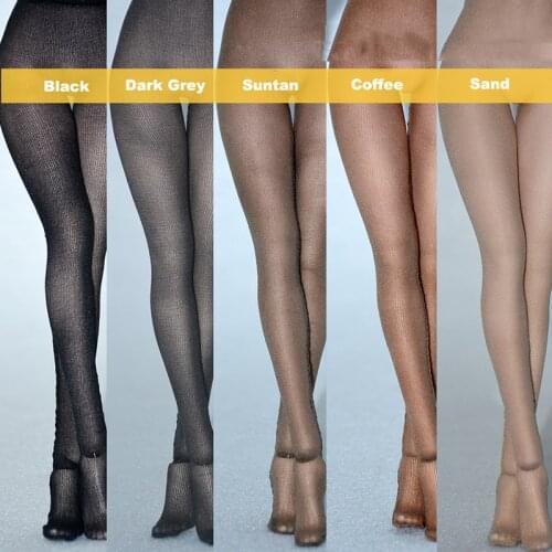 1/6 Scale Female 5 colors Sexy silk Pantyhose Stockings for 12 inches Action Figure