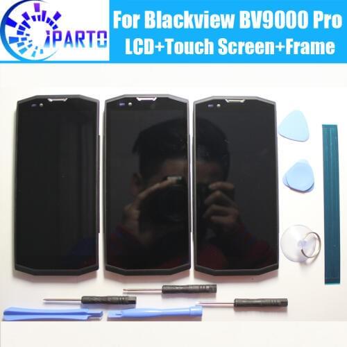 Blackview BV9000 Pro LCD Display+Touch Screen Digitizer +Frame Assembly 100% Original New LCD+Touch Digitizer for BV9000 Pro