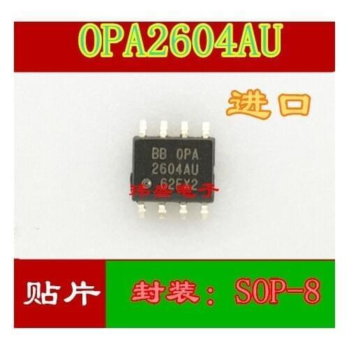 10pcs OPA2604AU SOP-8 OPA2604