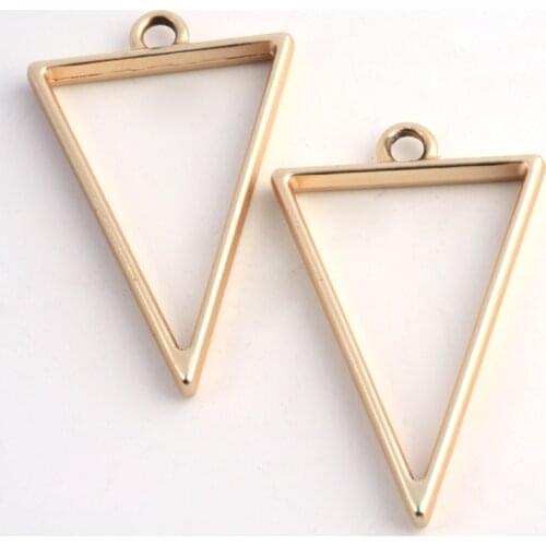 10Pcs Silver Color Geometric Figure Charm Heart Star Pendant Charms DIY Bracelet Necklace Jewelry Making Accessories