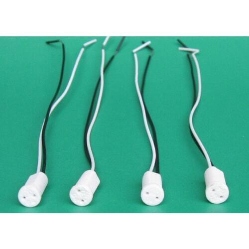 15pcs Pottery and Porcelain G4 Lamp Bases For Crystal Light