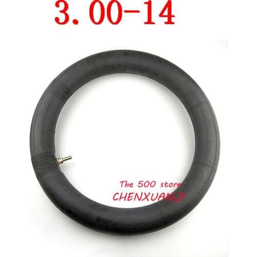 Size 3.00-14 Inner Tube 14 inch Rear wheel for 90/100-14 Straight Valve Stem Fits Cross-country motorcycle