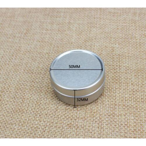 500 X 20g empty silver Aluminum cosmetic cream pot 20g metal aluminum cosmetic cream bottles / jars / container /canning