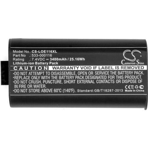 Cameron Sino 3400mAh Battery 533-000116 for Logitech S-00147, UE MegaBoom
