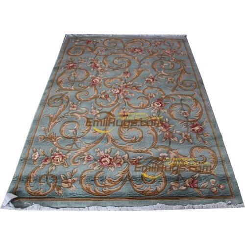 Large room rug Hand Knotted Carpet Embroidered New Listing Carpet For Home Decoration Modernism Wool Knitting 3d carpet
