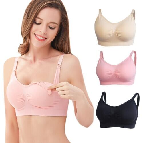Maternity Bras Wirefree Nursing Bra Pregnancy Underwear Clothes Prevent Sagging Breastfeeding Womens Breathable lactancia Bra