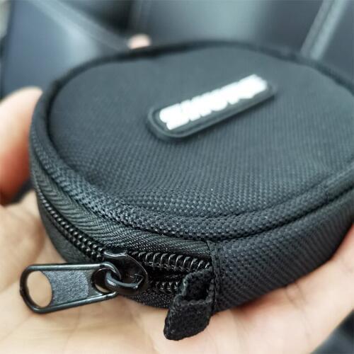 Earphone Case for Shure SE215 SE315 SE425 SE535 SE846 MMCX Earphones Headset Portable Headphone Replacement Canvas Storage Bag
