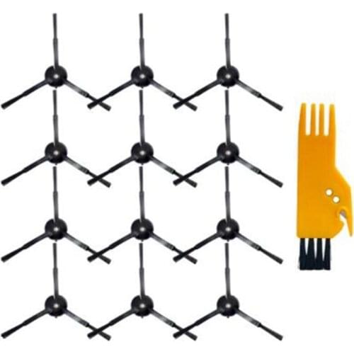 Black Three-Arm Side Brush For Roborock S4 S5 S6 Max S50 S60 Vacuum Cleaner Side Brush Replacement