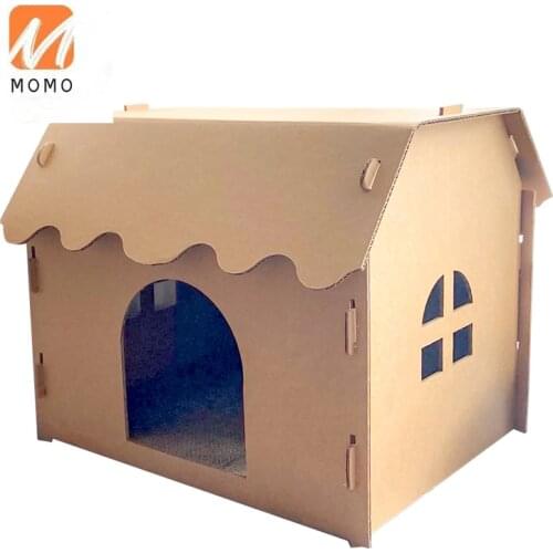 Corrugated Paper Cat Nest Extra Large Cat House Double-Layer Pet Cat Delivery Room Cat Castle House Cat Climber Scratch Board