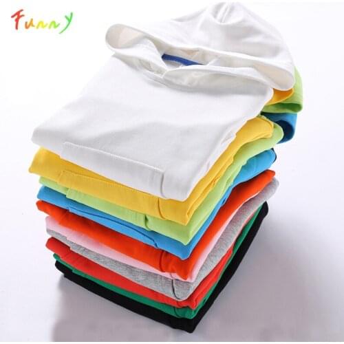 Baby Hoodie Toddler Girl Boy Clothes Spring Autumn 2021 Cotton Solid Long Sleeve Sweatshirts Tops Casual Hooded Coat 2-12 Years
