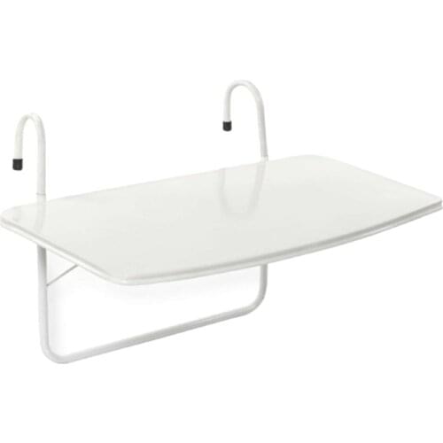 Small Mini European Modern Simple Garden Balcony Railing Metal Carbon Steel Folding Hanging Balcony Table мебель стол