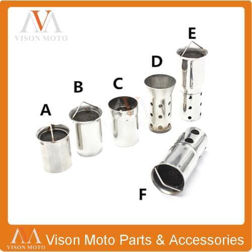 Motorcycle 51MM Modified Exhaust Pipe Muffler Catalyst For Honda Kawasaki Ducati Aprilla
