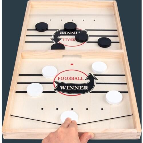 2 In 1 Table Desktop Battle Hockey Game Fun Party Toys For Adult Children Catapult Chess Family Home Interactive Sports Toy Gift