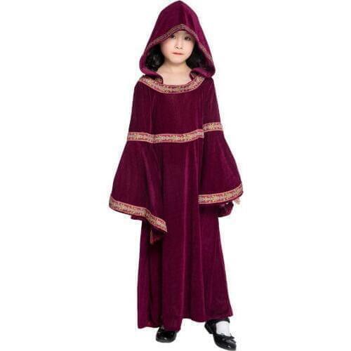 New Arrival Halloween Party Children Kids Cosplay Witch Costume For Girls Halloween Scary Vampire Costume Party Witch Dress