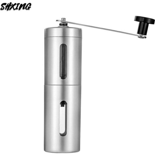 New Style Grinder Mini Stainless Steel Hand Manual Handmade Coffee Bean Grinders Mill Kitchen Grinding Coffee Making Tools